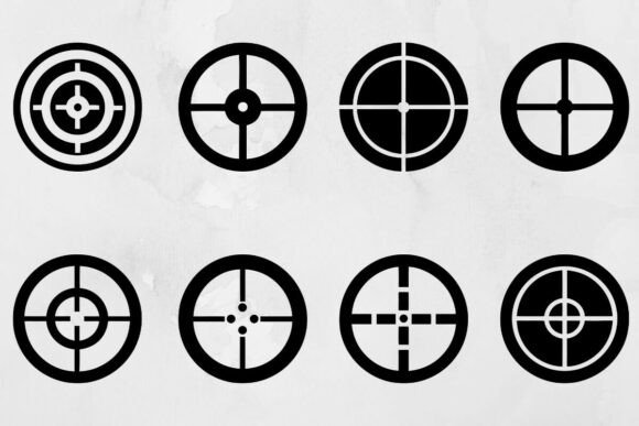 Aim Sniper Silhouette SVG: Bold Graphics & Illustrations
