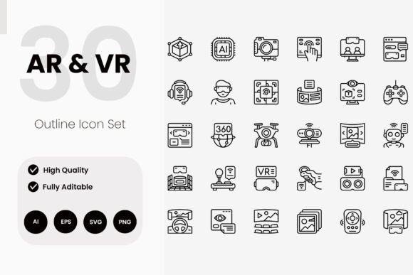 AR & VR Icons: A Designer's Review for Modern Graphics
