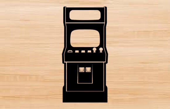 Arcade Silhouette Clipart: Graphics & Illustrations