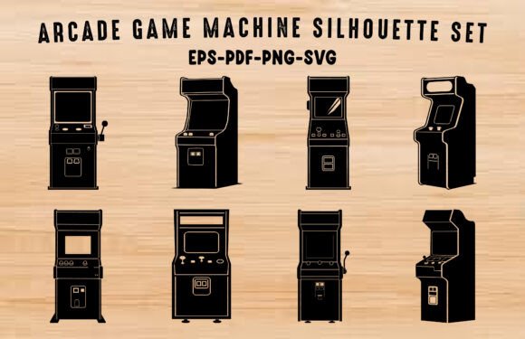 Arcade Silhouette Graphics & Illustrations Review