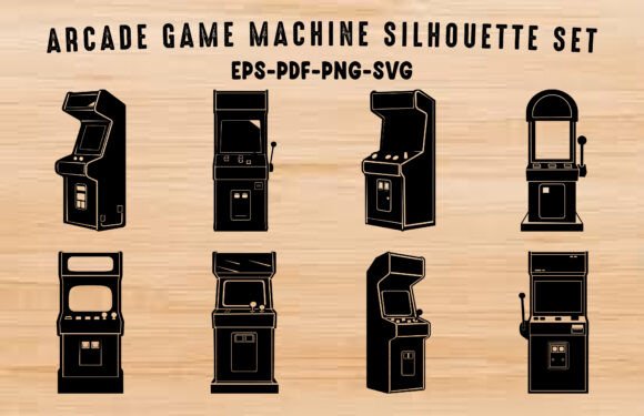 Arcade SVG Set: Graphics & Illustrations for Sellers