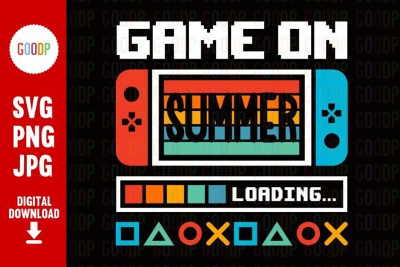 Game on Summer Loading Png: Graphics & Illustrations