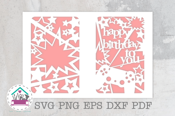 Gamer Birthday Card for Boy Papercut SVG: Laser Cutting Cards