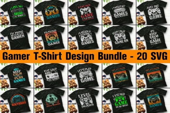 Gamer SVG Retro Video Game Bundle Review
