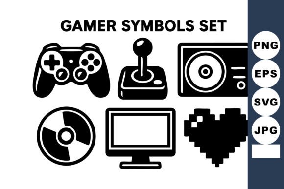 Gamer Symbols Set J: Graphics & Illustrations