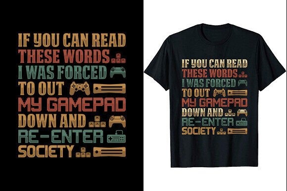 Graphics & Print Templates: If You Can Read These Words I Was Forced