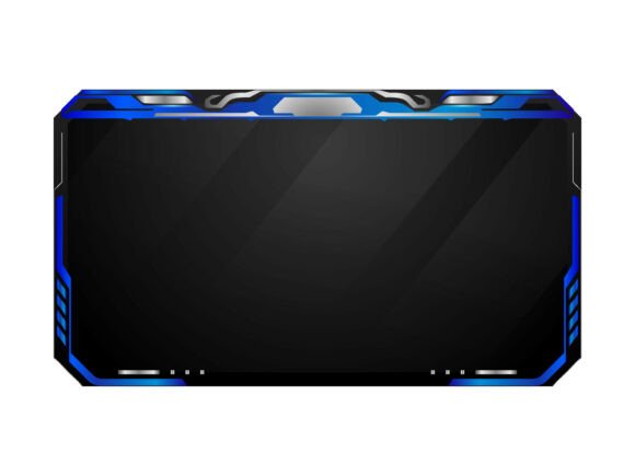 Modern Blue and Gray Tech Overlay Stream Graphics Review