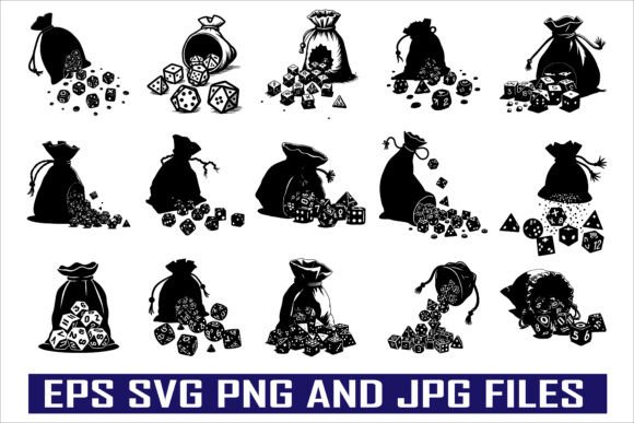 Polyhedral Dice Graphics: Essential Illustrations