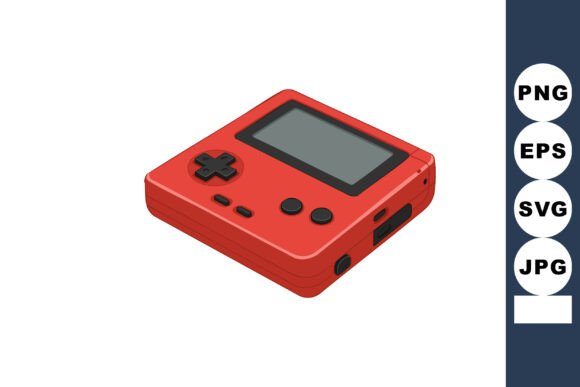 Red Game Console Graphics & Illustrations Review