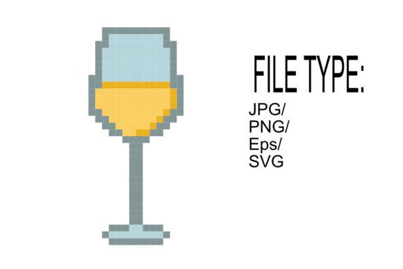 Refreshing Orange Drink Pixel Art: Graphics & Illustrations
