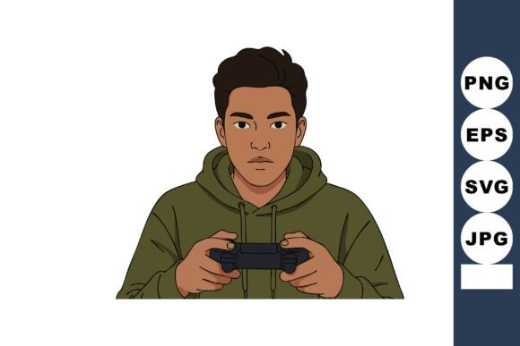 Review: Young Man Playing Video Games with Contr
