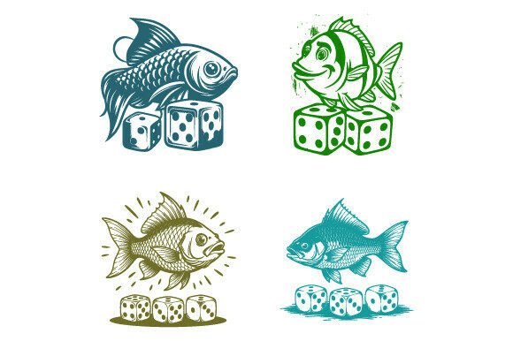 The Fish Standard Dice: Bold Graphics & Illustrations