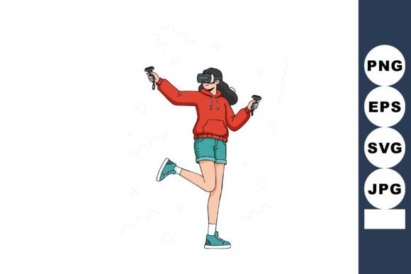 VR Girl Graphics & Illustrations Review