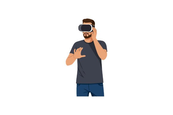 VR Man Graphics & Illustrations Review