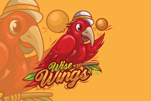 Wise Wings: Vibrant Graphics & Logos for Brands